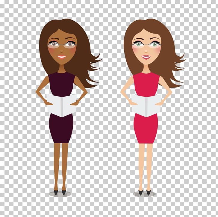 Cartoon Female Woman PNG, Clipart, Arm, Brown Hair, Cartoon, Character, Characters Free PNG Download