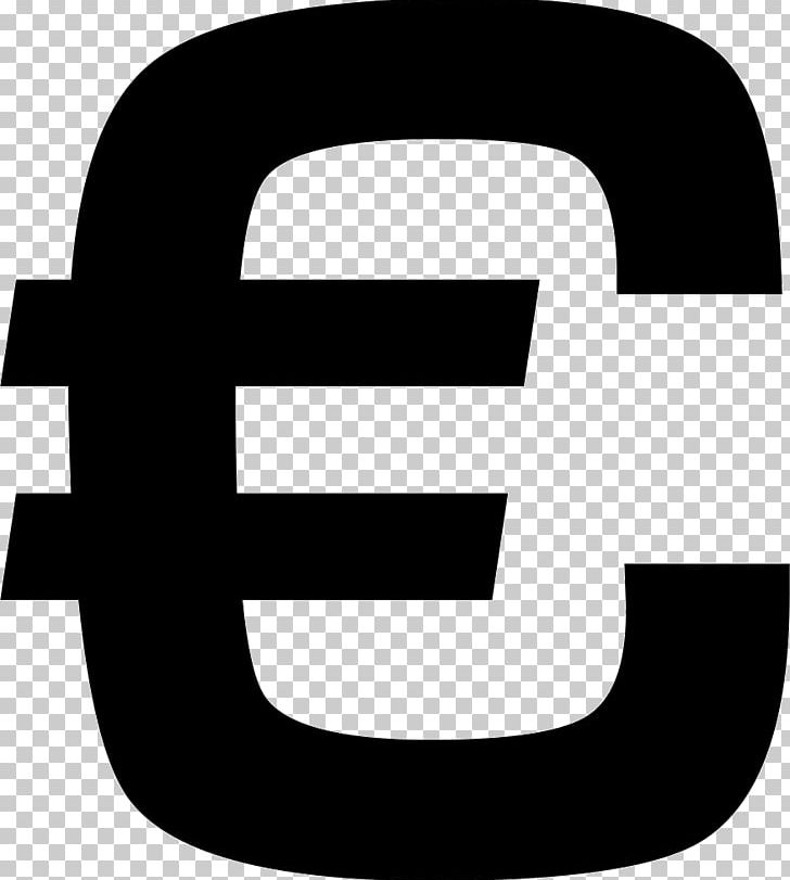 Euro Sign Currency Symbol Computer Icons PNG, Clipart, Area, Black And White, Brand, Circle, Computer Icons Free PNG Download