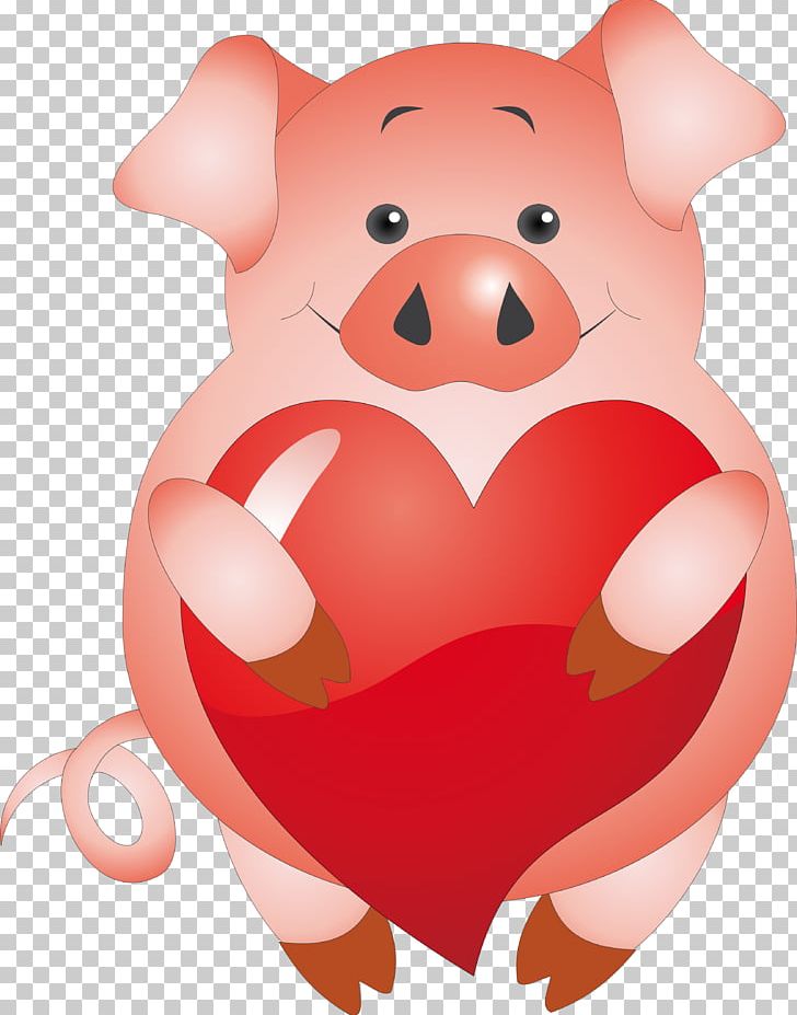 Miniature Pig Valentine's Day PNG, Clipart, Animals, Carnivoran, Cuteness, Encapsulated Postscript, February 14 Free PNG Download