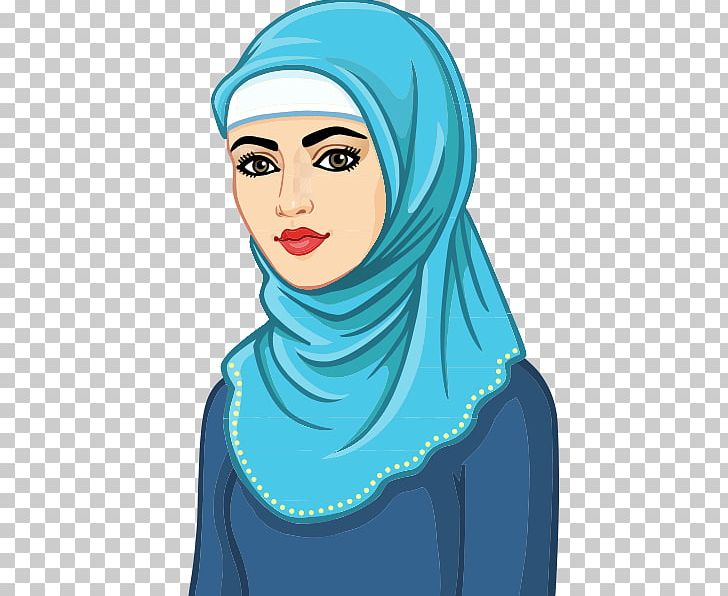 Hijab Muslim Islam PNG, Clipart, Animation, Aqua, Beauty, Cartoon, Clothing Free PNG Download