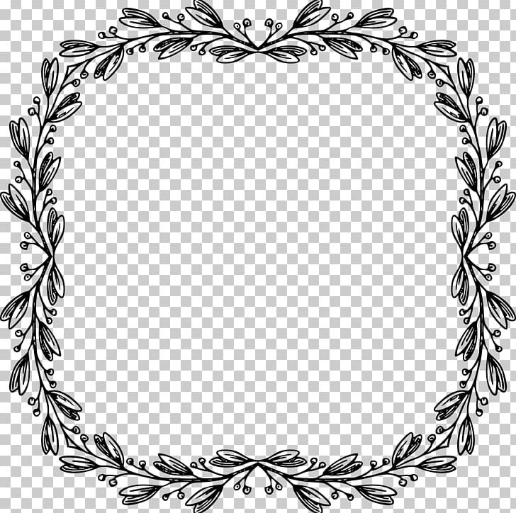Leaf Branch Others PNG, Clipart, Black And White, Border Frames, Branch, Circle, Download Free PNG Download