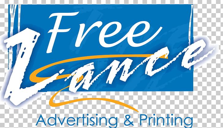 Logo Freelancer Advertising Brand Printing PNG, Clipart, Advertising, Area, Banner, Blue, Brand Free PNG Download