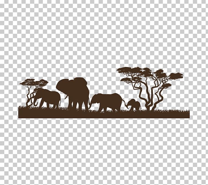Africa Sticker Wall Decal Elephants Illustration PNG, Clipart, Adhesive, Africa, African Elephant, Animal, Camel Like Mammal Free PNG Download