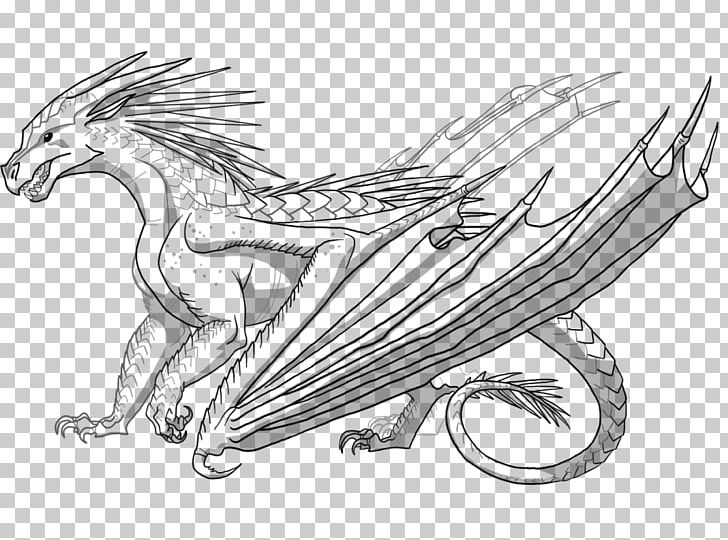Coloring Book Dragon Wings Of Fire Fire Breathing Adult PNG, Clipart, Adult, Art, Artwork, Automotive Design, Black And White Free PNG Download
