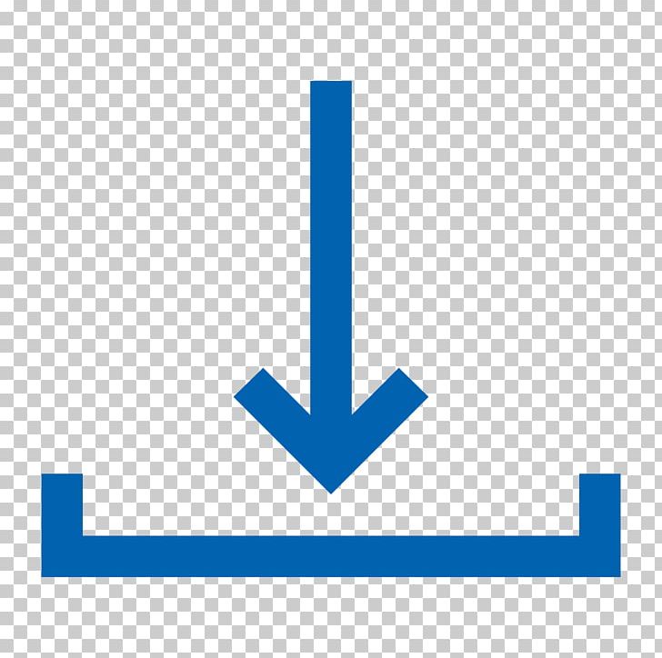 Computer Icons Logo Brand PNG, Clipart, Angle, Area, Arrow, Arrow Down, Blue Free PNG Download