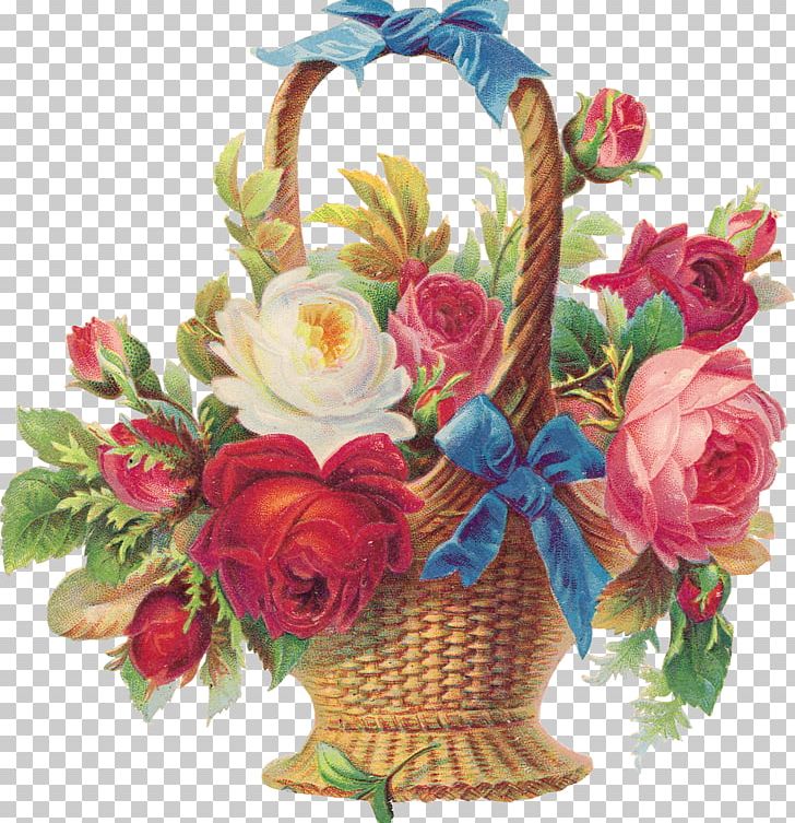 Flower Basket Rose Drawing PNG, Clipart, Animals, Antique, Artificial Flower, Cut Flowers, Floral Design Free PNG Download