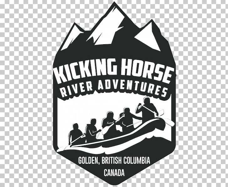 Kicking Horse River Alpine Rafting Canoe Paddling PNG, Clipart, Alpine, Black And White, Brand, Canoe, Canoe Paddling Free PNG Download