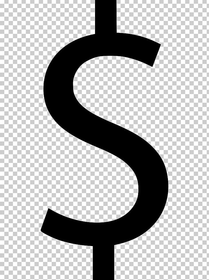 Dollar Sign Currency Symbol Portable Network Graphics PNG, Clipart, Artwork, Black And White, Cdr, Circle, Computer Icons Free PNG Download