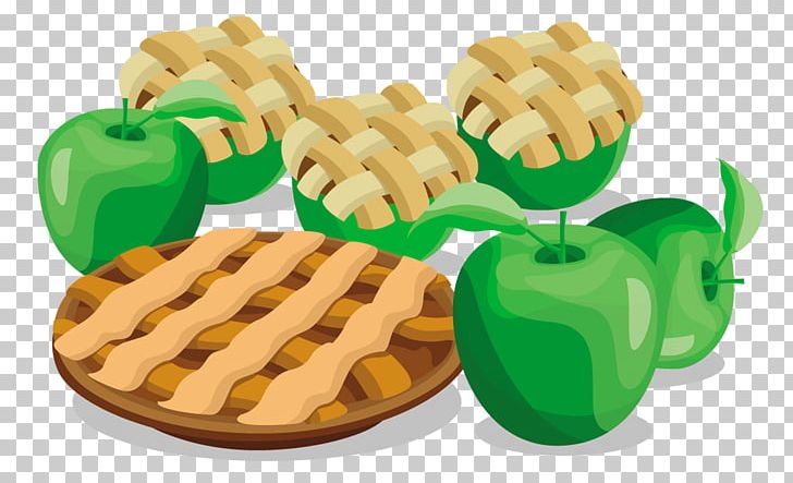 Apple Pie Waffle Vegetarian Cuisine PNG, Clipart, Apple Vector, Background Green, Balloon Cartoon, Boy Cartoon, Bread Free PNG Download