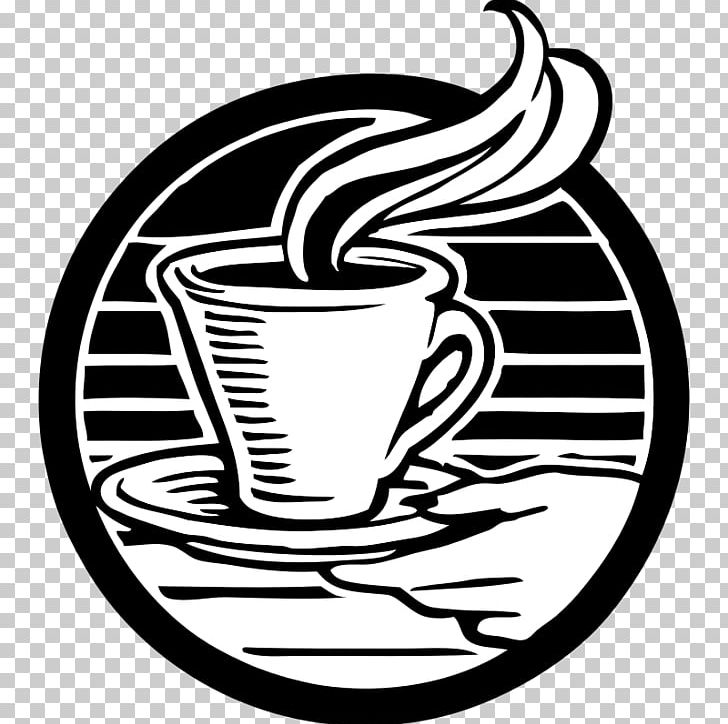 Coffee Cup Cafe Espresso PNG, Clipart, Artwork, Black And White, Cafe, Cafeteria, Caffeine Free PNG Download