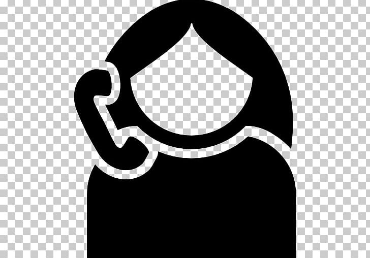 Computer Icons Mobile Phones Telephone Woman PNG, Clipart, Black, Black And White, Circle, Computer Icons, Download Free PNG Download