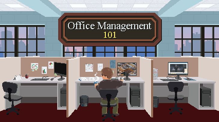 The Sims 4 Game Dev Tycoon Heart's Medicine: Season One Office Management PNG, Clipart, Business, Communication, Desk, Furniture, Game Free PNG Download