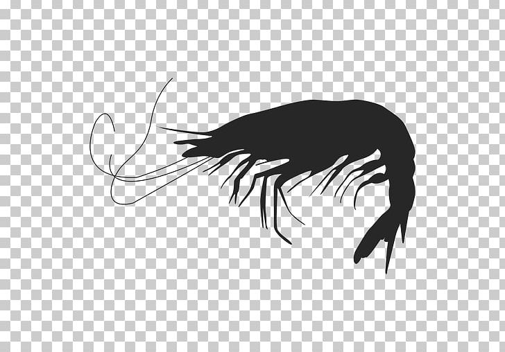 Silhouette Shrimp PNG, Clipart, Animals, Art, Beak, Bird, Black Free PNG Download