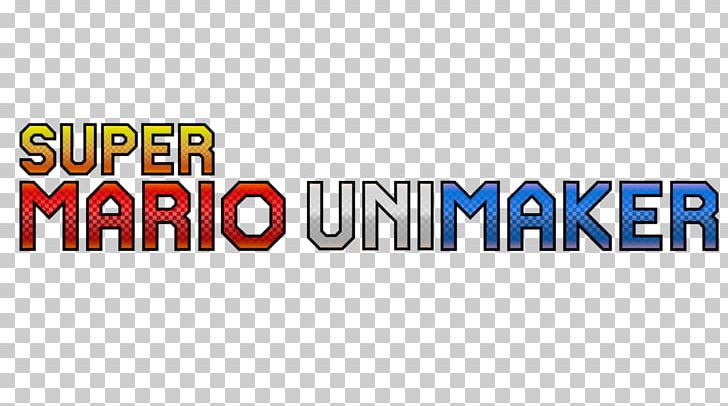 Super Mario UniMarker Super Mario Maker Super Mario Bros. Logo Super Mario Run PNG, Clipart, Area, Banner, Brand, Fangame, Game Free PNG Download