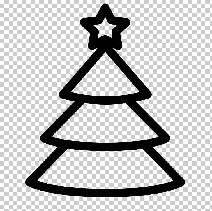 Christmas Tree Computer Icons PNG, Clipart, Area, Black And White, Christmas, Christmas Ornament, Christmas Tree Free PNG Download