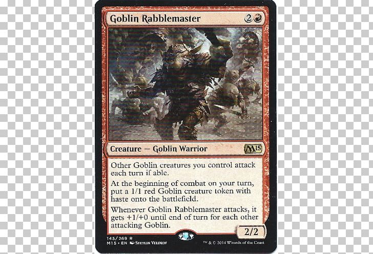 Magic: The Gathering Commander Duel Decks: Merfolk Vs. Goblins Goblin Rabblemaster PNG, Clipart, Card Game, Collectible Card Game, Duel Decks Merfolk Vs Goblins, Game, Goblin Free PNG Download