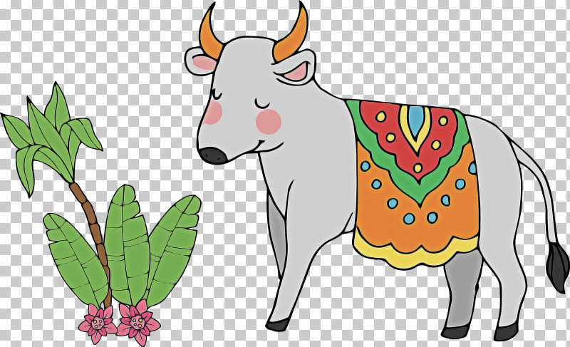 Pongal PNG, Clipart, Cartoon, Dairy, Dairy Cattle, Family, Goat Free PNG Download