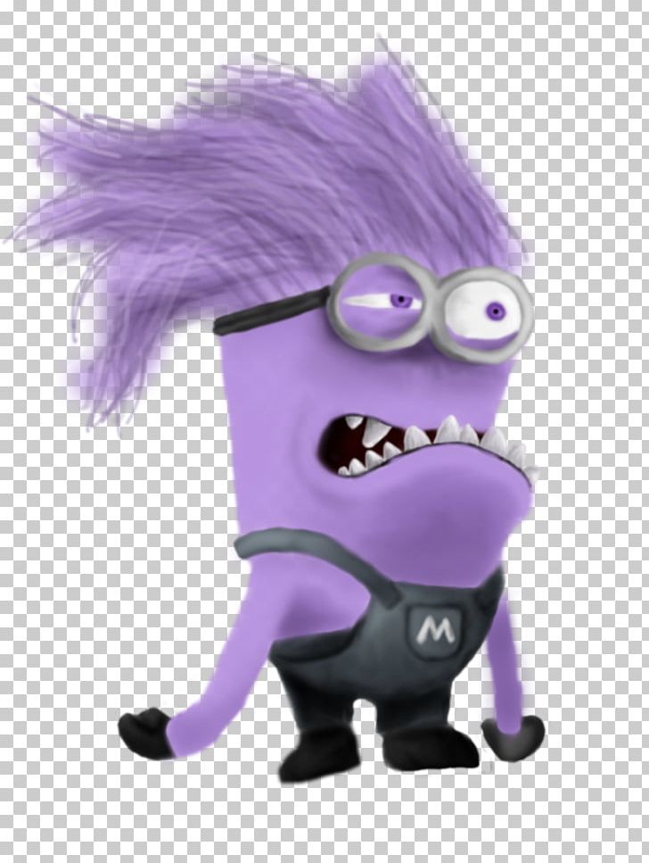 how to draw a purple minion step by step