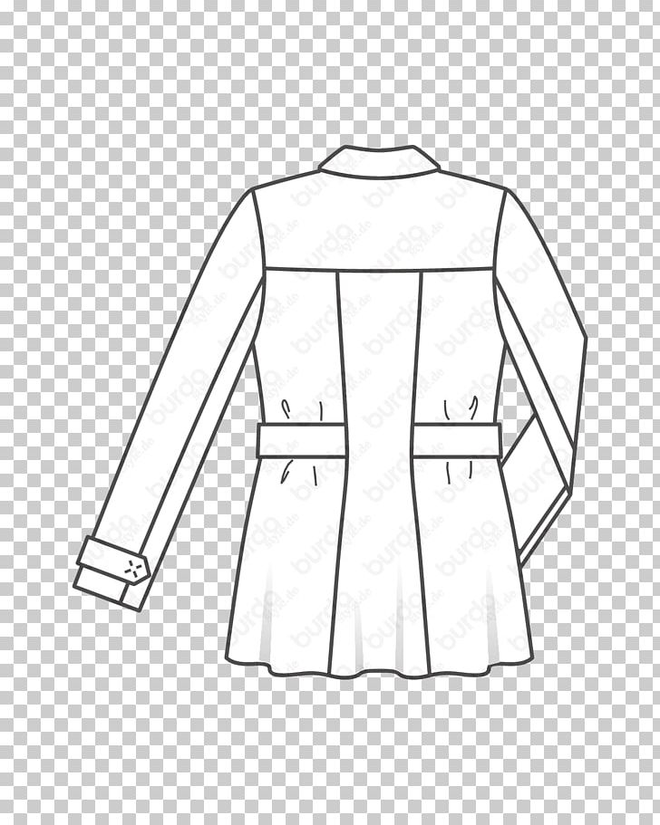 Coat Jacket Collar Burda Style Sleeve PNG, Clipart, Black, Black And White, Burda Style, Clothing, Coat Free PNG Download