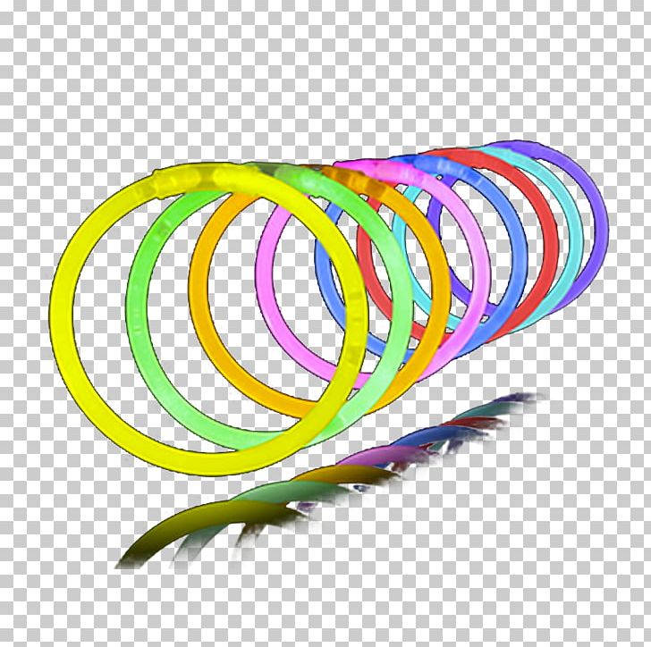 Glow Stick Bracelet Party Necklace Feather PNG, Clipart, Body Jewelry, Bracelet, Circle, Drinking Straw, Feather Free PNG Download