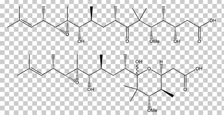 Gephyronic Acid Polyketide Triangle Technology PNG, Clipart, Acid, Angle, Black And White, Circle, Diagram Free PNG Download