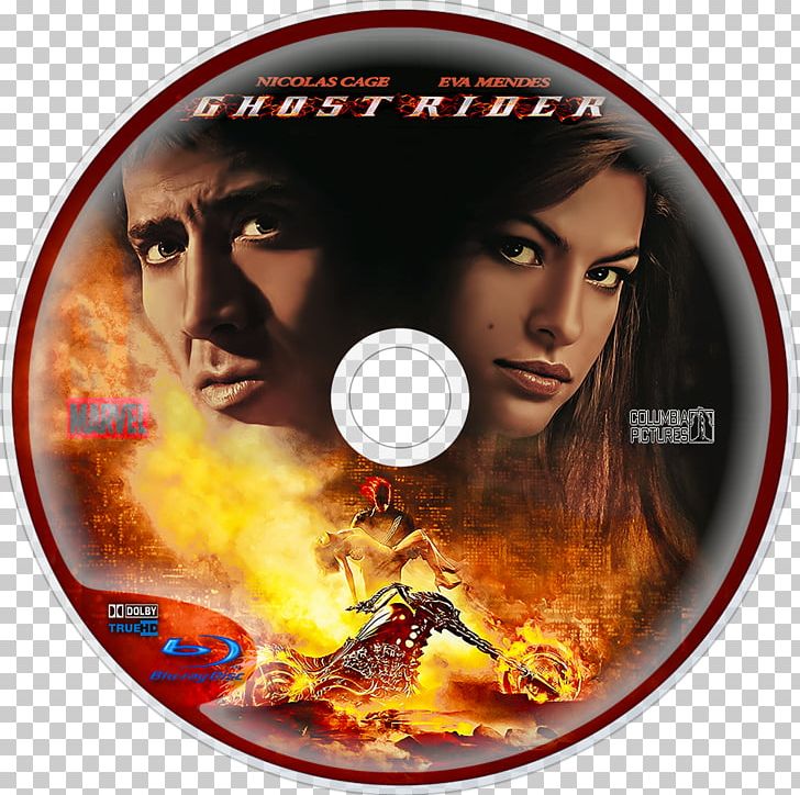 Eva Mendes Ghost Rider Johnny Blaze Nicolas Cage Roxanne Simpson PNG, Clipart, Album Cover, Cinema, Compact Disc, Donal Logue, Dvd Free PNG Download