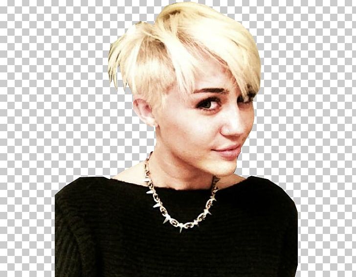 Miley Cyrus Hairstyle Short Hair Singer Celebrity Png Clipart