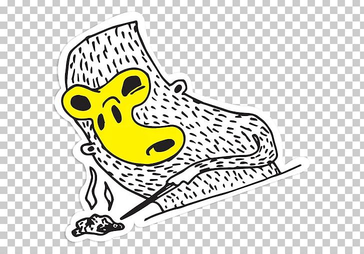 Sticker Telegram Monkey Text PNG, Clipart, Area, Black And White, Cactus, Facebook Messenger, Headgear Free PNG Download