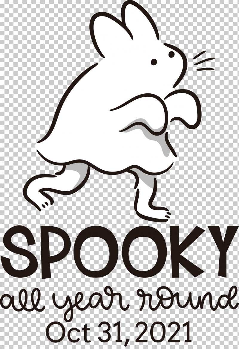 Spooky Halloween PNG, Clipart, Black, Black And White, Dog, Halloween, Line Free PNG Download