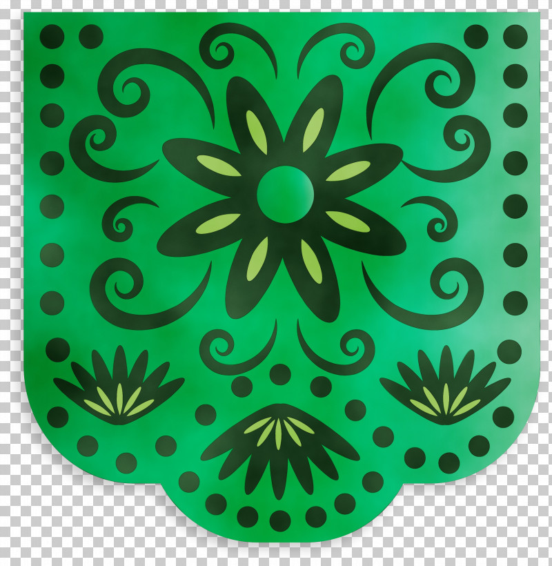 Visual Arts Green Pattern PNG, Clipart, Green, Mexican Bunting, Paint, Visual Arts, Watercolor Free PNG Download