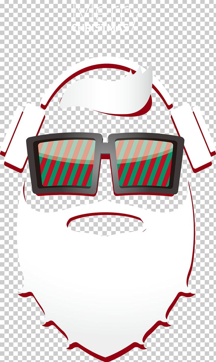 Santa Claus Goggles Glasses Reindeer PNG, Clipart, Angle, Christmas, Creative Christmas, Encapsulated Postscript, Glass Free PNG Download
