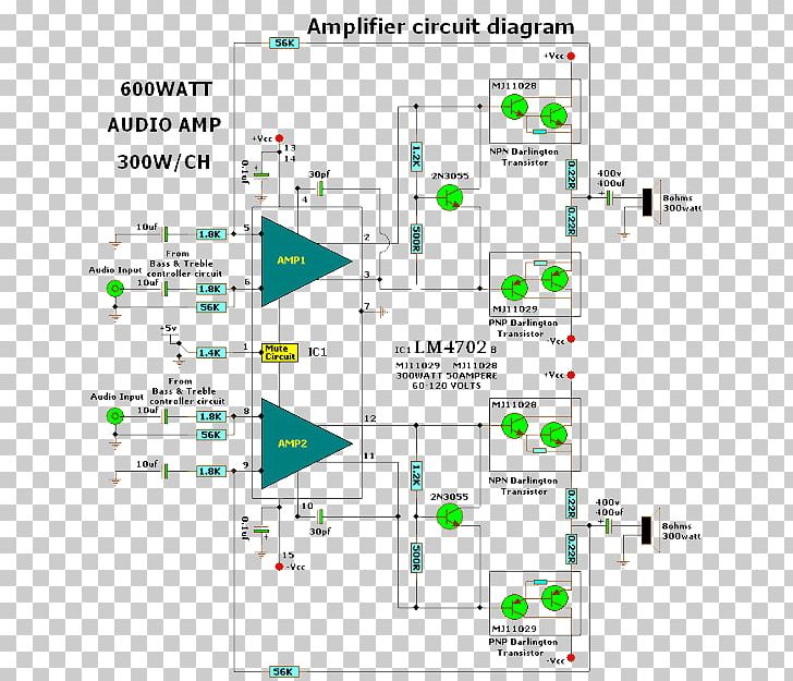 Audio Power Amplifier Circuit Diagram Electronic Circuit Electronics PNG, Clipart, Amplifier, Angle, Area, Audio, Audio Power Free PNG Download