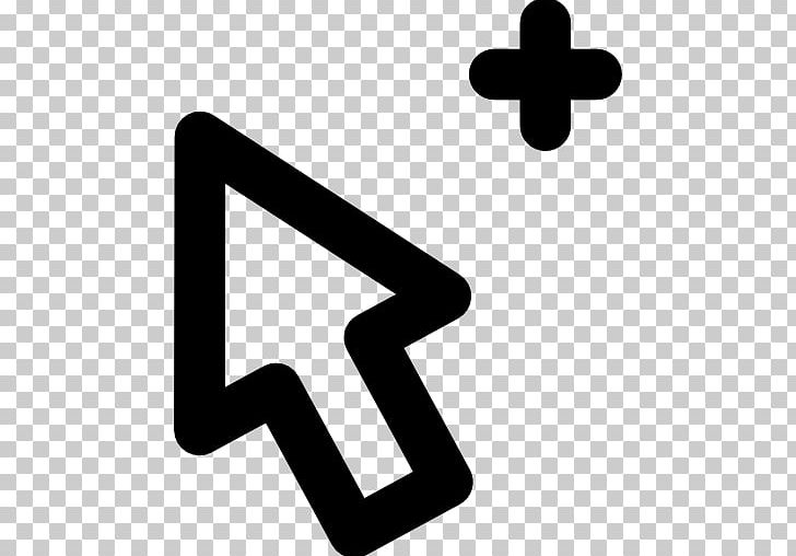 Computer Mouse Pointer Cursor Arrow Computer Icons PNG, Clipart, Angle, Arrow, Black And White, Brand, Computer Font Free PNG Download