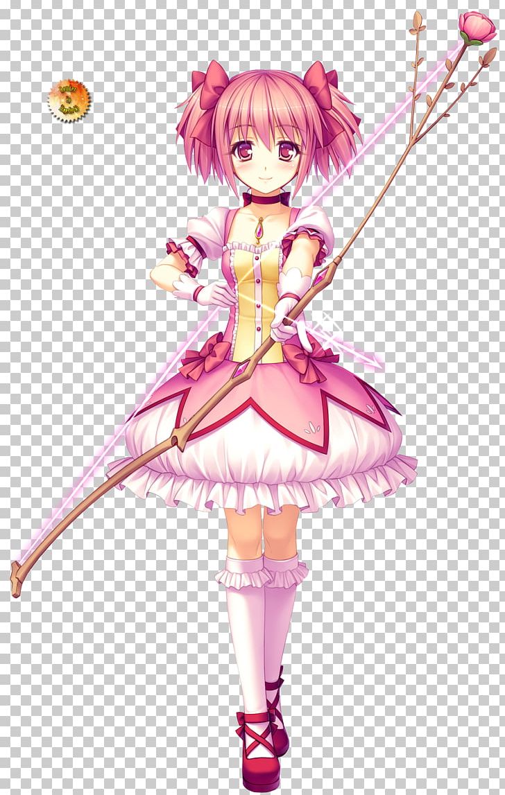 Madoka Kaname Homura Akemi Kyubey Magical Girl Png Clipart Anime