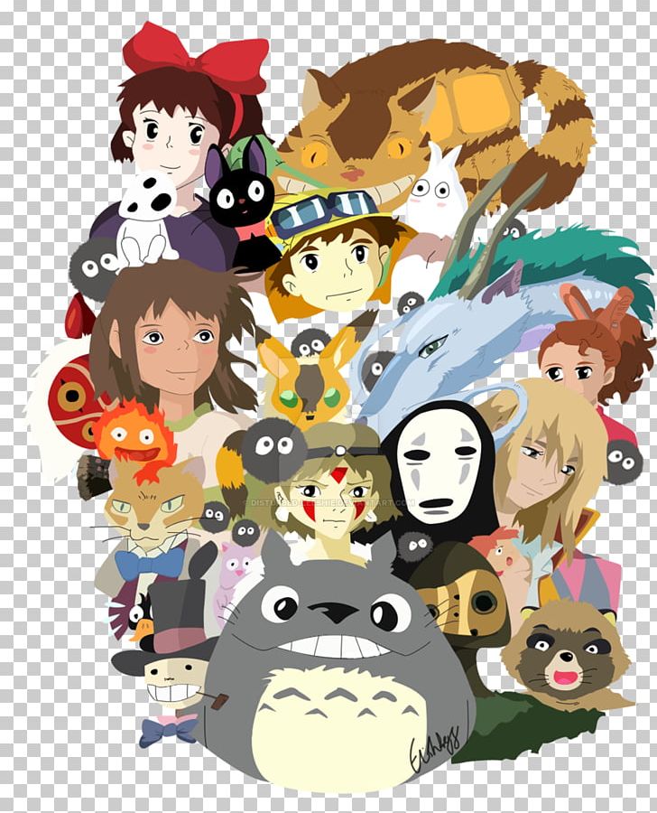 T-shirt Studio Ghibli Ghibli Museum Collage Art PNG, Clipart, Anime, Art, Artist, Cartoon, Clothing Free PNG Download