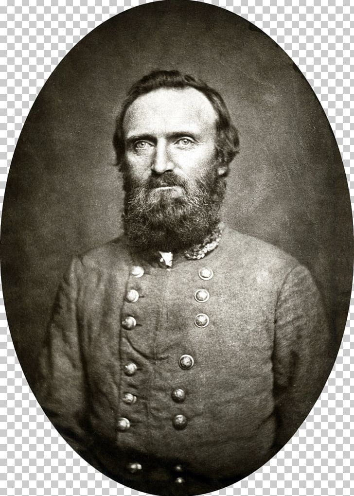 Stonewall Jackson American Civil War Confederate States Of America Virginia Battle Of Chancellorsville PNG, Clipart, American Civil War, Battle Of Chancellorsville, Beard, Black And White, Confederate States Of America Free PNG Download