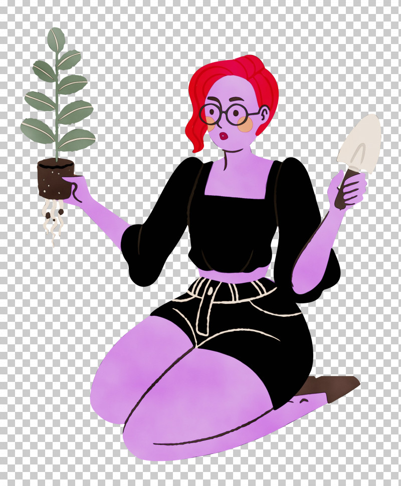 Cartoon Character Literary Character Planting The Garden PNG, Clipart, Cartoon, Character, Garden, Lady, Literary Character Free PNG Download