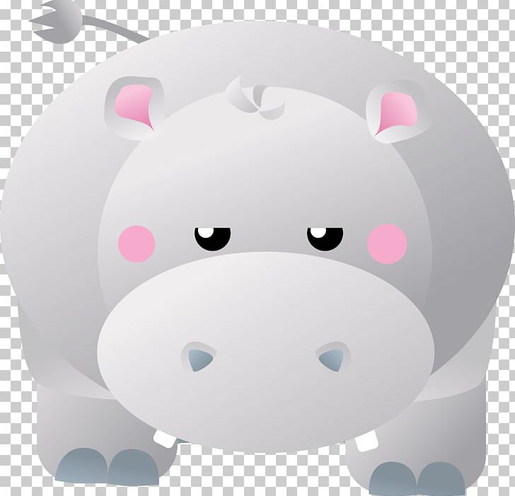 Hippopotamus Domestic Pig Rhinoceros Cartoon PNG, Clipart, Adobe Illustrator, Cartoon, Cute Hippo Cliparts, Domestic Pig, Download Free PNG Download