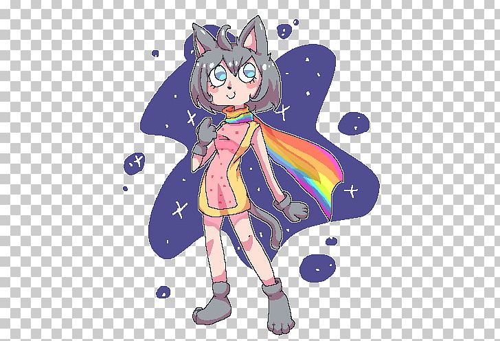 Nyan Cat Catgirl Drawing Chibi Png Clipart Animals Anime