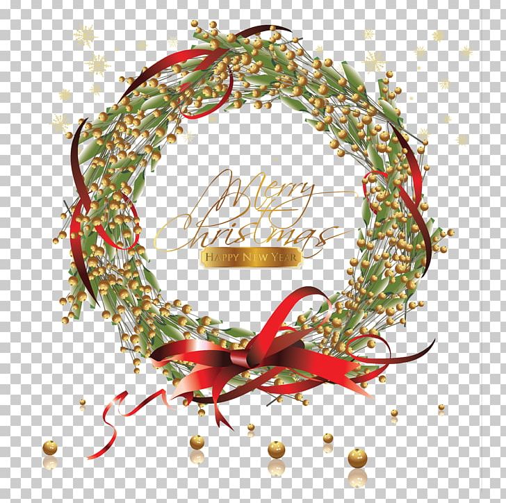Christmas Wreath Garland Euclidean PNG, Clipart, Advent Wreath, Chr, Christmas Decoration, Christmas Frame, Christmas Lights Free PNG Download