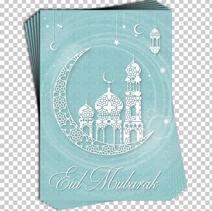 Turquoise Blue Teal Eid Al-Fitr Greeting & Note Cards PNG, Clipart, Amp, Aqua, Blue, Cards, Davora Ltd Free PNG Download