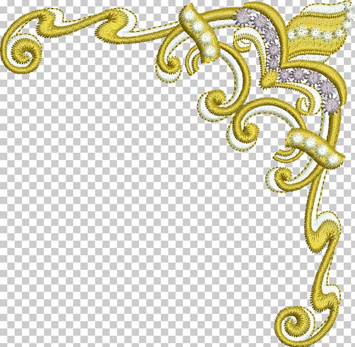 Embroidery The Gold Corner PNG, Clipart, Art, Body Jewelry, Corner, Decorative Arts, Drawing Free PNG Download