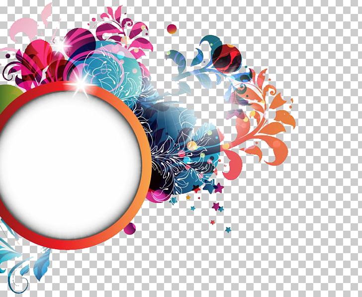 Flower Color Floral Design Pattern PNG, Clipart, Abstraction, Blue, Border Frame, Circle, Computer Wallpaper Free PNG Download