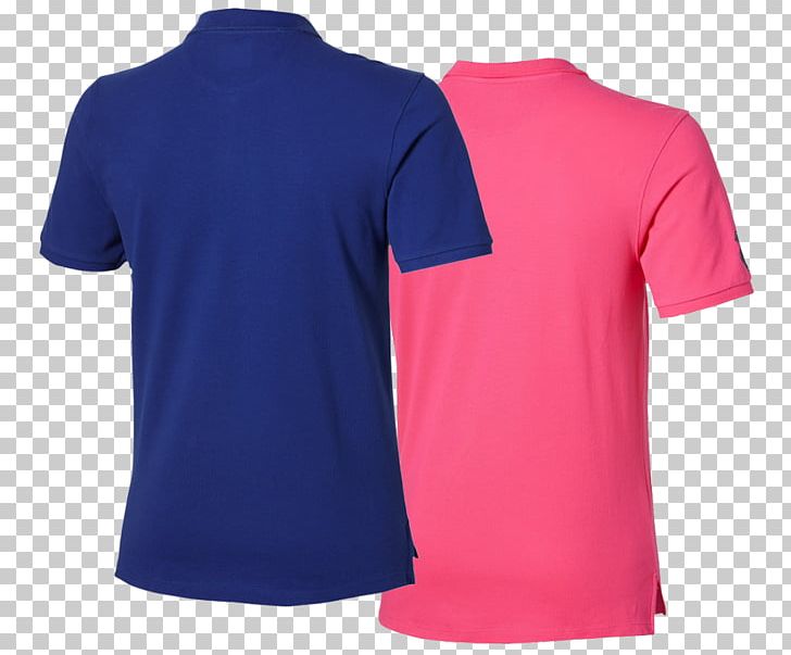 T-shirt Polo Shirt Collar Sleeve Shoulder PNG, Clipart, Active Shirt, Clothing, Cobalt Blue, Collar, Electric Blue Free PNG Download