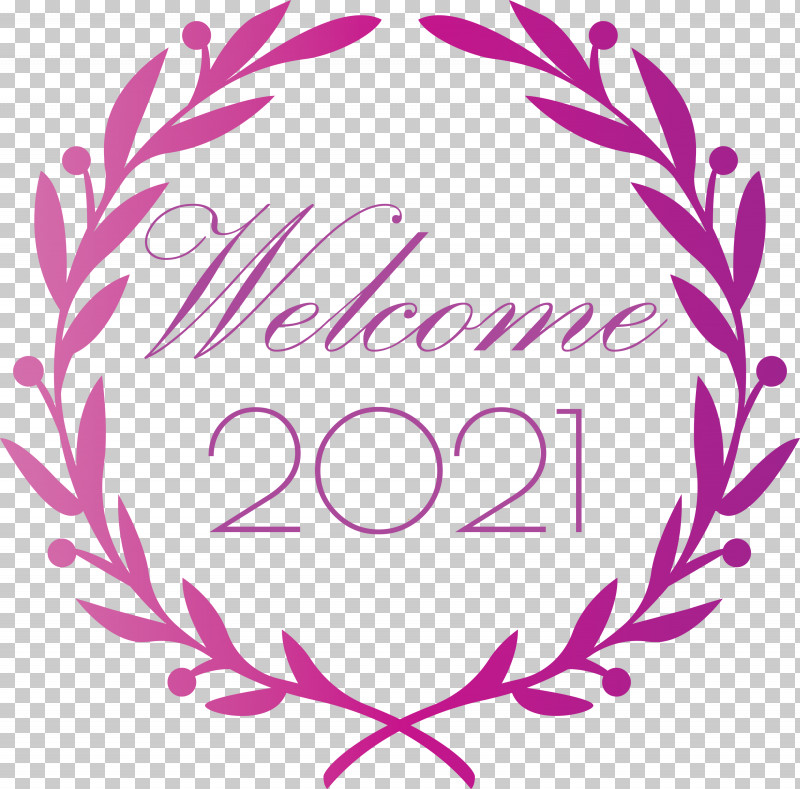 New Year 2021 Welcome PNG, Clipart, 2019, Floral Design, Free, Laurel Wreath, New Year 2021 Welcome Free PNG Download