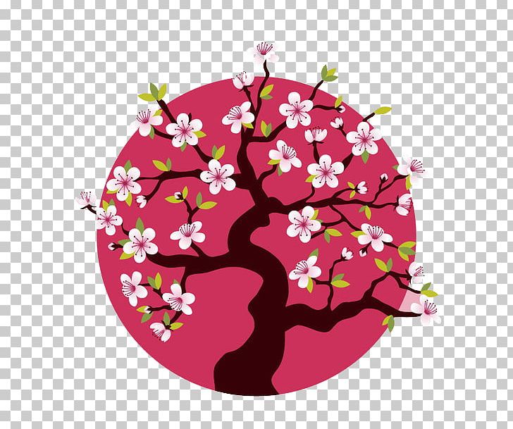 Cherry Blossom Tree PNG, Clipart, Branch, Cherry, Cherry Blossom, Circle, Drawing Free PNG Download