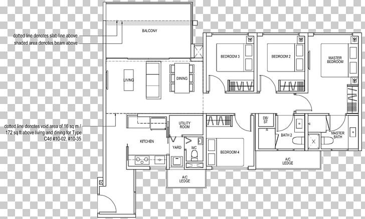 Floor Plan Executive Condominium Architecture C4A Bedroom PNG, Clipart, Angle, Architecture, Bedroom, Black And White, Brownstone Ec Showflat Free PNG Download