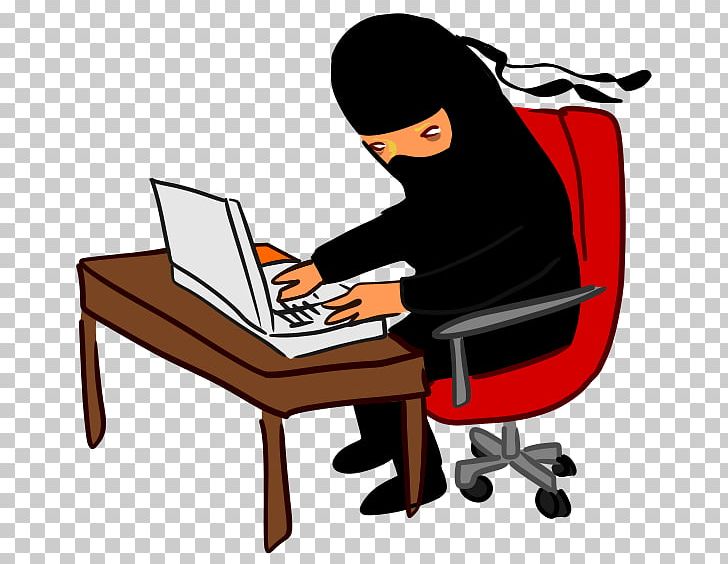 Laptop Ninja Personal Computer PNG, Clipart, Business, Chair, Cli, Clip Art, Communication Free PNG Download