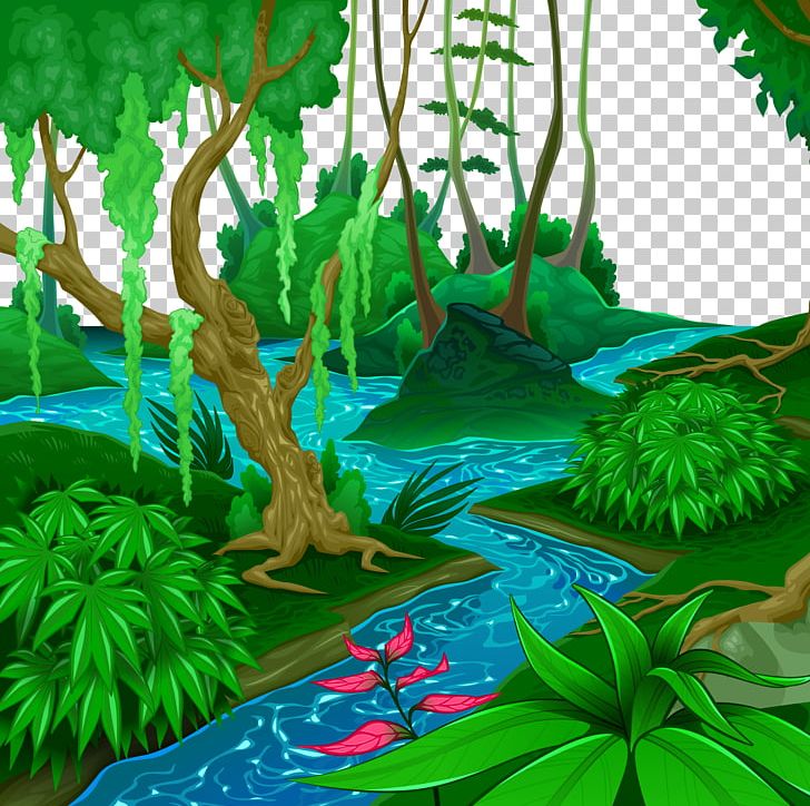 Tropical And Subtropical Moist Broadleaf Forests Tropical Forest Jungle Euclidean PNG, Clipart, Aquatic Plant, Biome, Computer Wallpaper, Forest, Forest Animals Free PNG Download