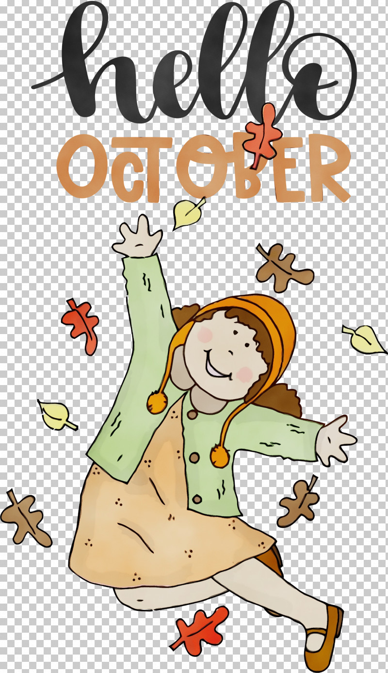October PNG, Clipart, Autumn, Hello October, Logo, October, Paint Free PNG Download